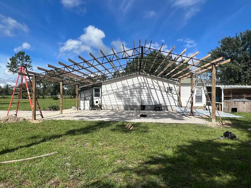 Building a pole barn